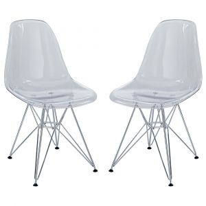 Modway - Paris Dining Side Chair (Set of 2) - EEI-1261-CLR