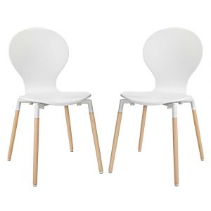 Modway - Path Dining Chair (Set of 2) - EEI-1368-WHI