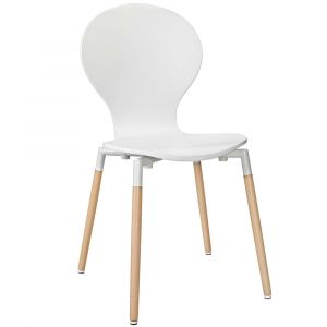 Modway - Path Dining Wood Side Chair - EEI-1053-WHI
