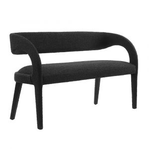 Modway - Pinnacle Boucle Fabric Accent Bench - EEI-6571-BLK