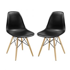 Modway - Pyramid Dining Side Chairs (Set of 2) - EEI-928-BLK