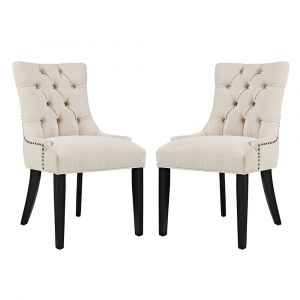 Modway - Regent Dining Side Chair Fabric (Set of 2) - EEI-2743-BEI-SET