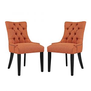 Modway - Regent Dining Side Chair Fabric (Set of 2) - EEI-2743-ORA-SET