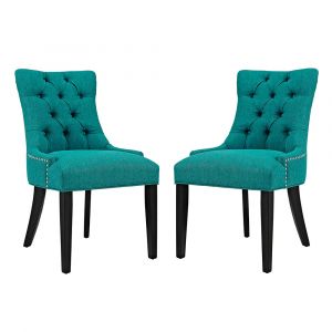 Modway - Regent Dining Side Chair Fabric (Set of 2) - EEI-2743-TEA-SET