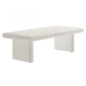 Modway - Relic Concrete Textured Coffee Table - EEI-6578-WHI