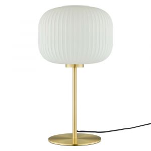 Modway - Reprise Glass Sphere Glass and Metal Table Lamp - EEI-5622-WHI-SBR