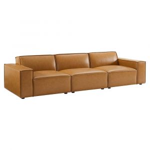 Modway - Restore Vegan Leather 3-Piece Sofa - EEI-4708-TAN