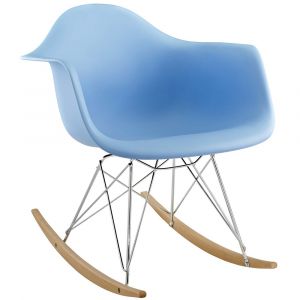 Modway - Rocker Plastic Lounge Chair - EEI-147-BLU