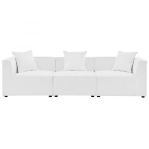 Modway - Saybrook Outdoor Patio Upholstered 3-Piece Sectional Sofa - EEI-4379-WHI