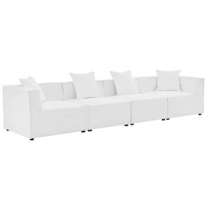 Modway - Saybrook Outdoor Patio Upholstered 4-Piece Sectional Sofa - EEI-4381-WHI
