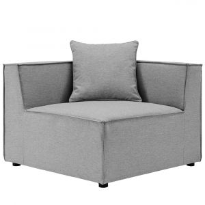 Modway - Saybrook Outdoor Patio Upholstered Sectional Sofa Corner Chair - EEI-4210-GRY
