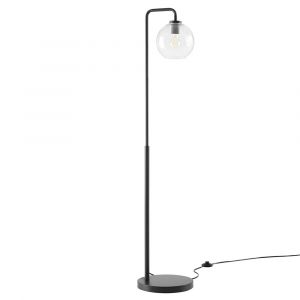Modway - Silo Glass Globe Glass and Metal Floor Lamp - EEI-5616-BLK