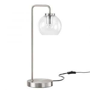 Modway - Silo Glass Globe Glass and Metal Table Lamp - EEI-5617-SNL