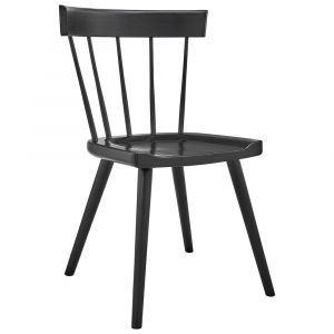Modway - Sutter Wood Dining Side Chair - EEI-4650-BLK