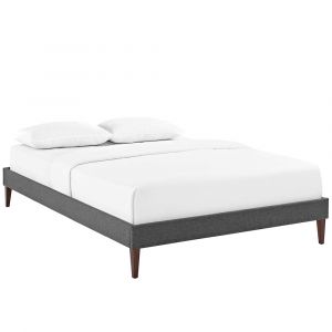 Modway - Tessie Full Fabric Bed Frame with Squared Tapered Legs - MOD-5897-GRY