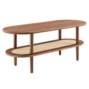 Modway - Torus Oval Coffee Table - EEI-6526-WAL