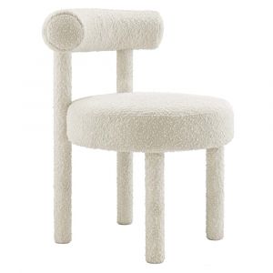 Modway - Toulouse Boucle Fabric Dining Chair - EEI-6387-IVO