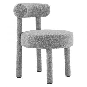 Modway - Toulouse Boucle Fabric Dining Chair - EEI-6387-LGR