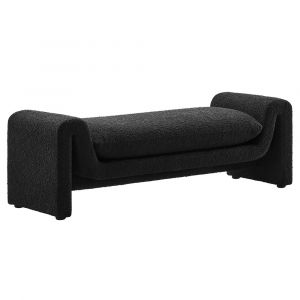 Modway - Waverly Boucle Fabric Bench - EEI-6379-BLK