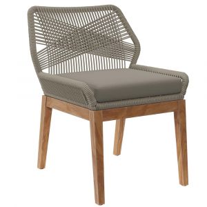 Modway - Wellspring Outdoor Patio Teak Wood Dining Chair - EEI-5747-LGR-GRG