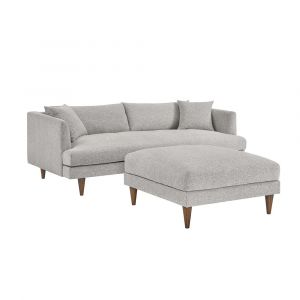Modway - Zoya Down Filled Overstuffed Sofa and Ottoman Set - EEI-6614-HLG