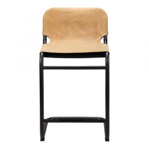 Moes Home - Baker Counter Stool in Tan (Set of 2) - PK-1072-40
