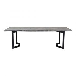 Moes Home - Bent Dining Table Small in Weathered Grey - VE-1001-29-0