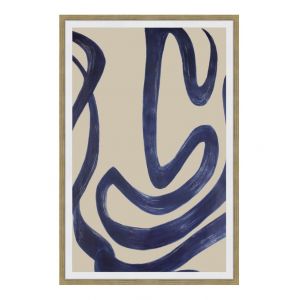 Moes Home - Clarity 1 Abstract Ink Print Wall Decor - FX-1251-37