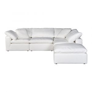 Moes Home - Clay Dream Modular Sectional Livesmart in Fabric Cream - YJ-1011-05