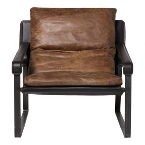 Moes Home - Connor Club Chair - Brown - PK-1044-14