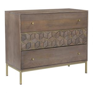 Moes Home - Corolla Three Drawer Chest - RP-1015-29