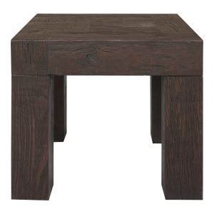 Moes Home - Evander Side Table Rustic Brown - VL-1059-03