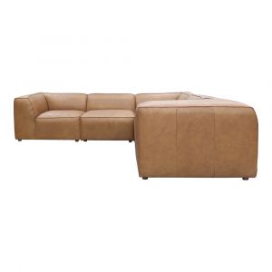 Moes Home - Form Dream Modular Sectional Sonoran Tan Leather - XQ-1008-40