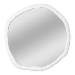Moes Home - Foundry Mirror Small White - FI-1099-18