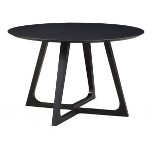 Moes Home - Godenza Dining Table Round Black Ash - CB-1003-02