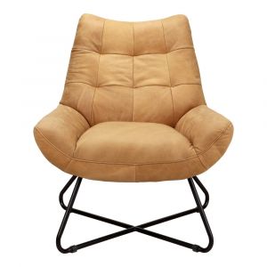 Moes Home - Graduate Lounge Chair Tan - PK-1063-40