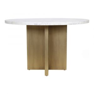 Moes Home - Graze Dining Table in White Marble Top - GZ-1144-18