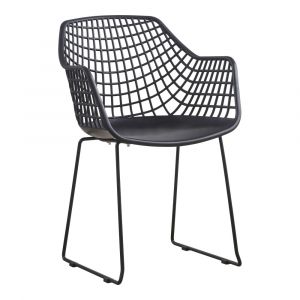 Moes Home - Honolulu Chair Black - (Set of 2) - QX-1007-02