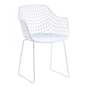 Moes Home - Honolulu Chair White - (Set of 2) - QX-1007-18