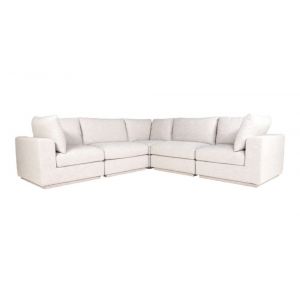 Moes Home - Justin Classic L Modular Sectional in Taupe - RN-1133-39
