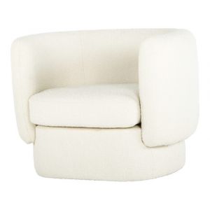 Moes Home - Koba Chair in Maya White - JM-1002-18
