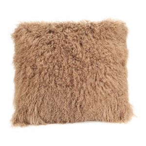 Moes Home - Lamb Fur Pillow Large in Natural - XU-1005-24