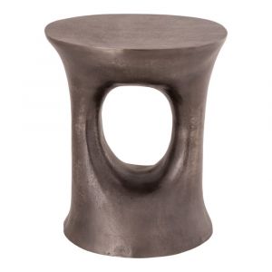 Moes Home - Luwan Stool in Graphite - QK-1028-25 - CLOSEOUT