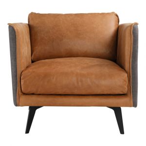 Moes Home - Messina Leather Arm Chair Cognac - PK-1096-23