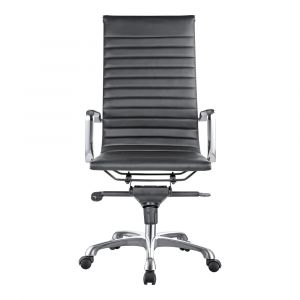 Moes Home - Omega Office Chair High Back in Black - ZM-1001-02