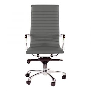 Moes Home - Omega Office Chair High Back in Grey - ZM-1001-29