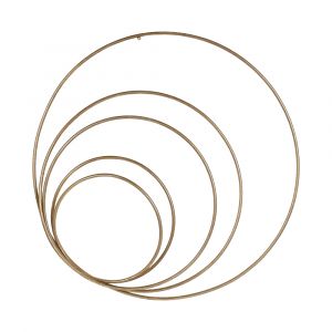 Moes Home - Orbit Gold Wall Sculpture Small Gold - HW-1091-32