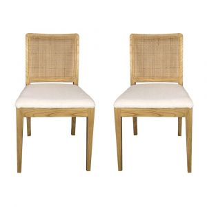 Moes Home - Orville Dining Chair Natural - (Set of 2) - FG-1023-24