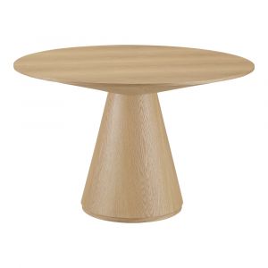 Moes Home - Otago Dining Table 54In Round Oak - KC-1029-24-0