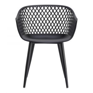 Moes Home - Piazza Outdoor Chair in Black - (Set of 2) - QX-1001-02